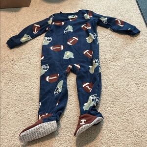 Carter's Navy Blue Football Baby Bodysuit